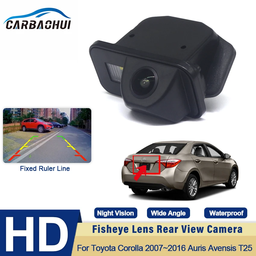170° HD Night Vision 1080P Car Rear View Camera For Toyota Corolla 2007~2016 Auris Avensis T25 Night Vision Reverse Reversing
170° HD Night Vision 1080P Car Rear View Camera For Toyota Corolla 2007~2016 Auris Avensis T25 Night Vision Reverse Reversing