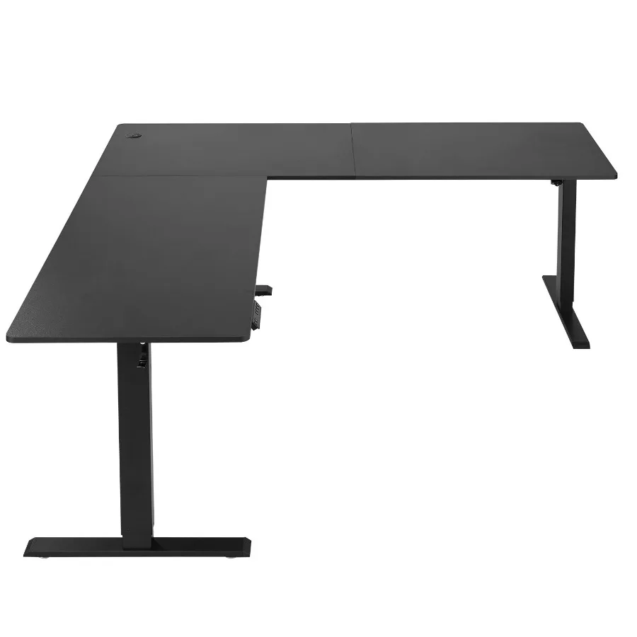 L Shaped Desk Electric Adjustable Height Corner Gaming Desk with Dual Hooks Heavy Duty Carbon Steel L-Shaped Computer Table wit
L Shaped Desk Electric Adjustable Height Corner Gaming Desk with Dual Hooks Heavy Duty Carbon Steel L-Shaped Computer Table wit