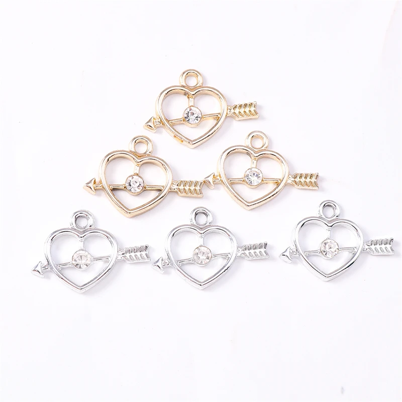 Duarte 20Pcs/Lot Cute Crystal Alloy Love Heart Charms Pendants for Jewelry Making Earrings Necklaces Bracelets DIY Crafts Gifts
Duarte 20Pcs/Lot Cute Crystal Alloy Love Heart Charms Pendants for Jewelry Making Earrings Necklaces Bracelets DIY Crafts Gifts