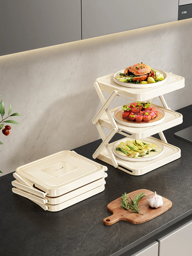Multi-Functional Kitchen Prep Dish Rack Stackable Multi-Layered Cooking Utensils Storage Holder Design Home Use
Multi-Functional Kitchen Prep Dish Rack Stackable Multi-Layered Cooking Utensils Storage Holder Design Home Use