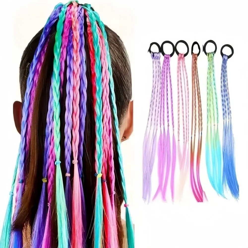 6pcs Colorful Gradual Change Wig Elastic Headband Is Used for Children and Adults To Dress Hair with Fried Dough Twists Braids
6pcs Colorful Gradual Change Wig Elastic Headband Is Used for Children and Adults To Dress Hair with Fried Dough Twists Braids