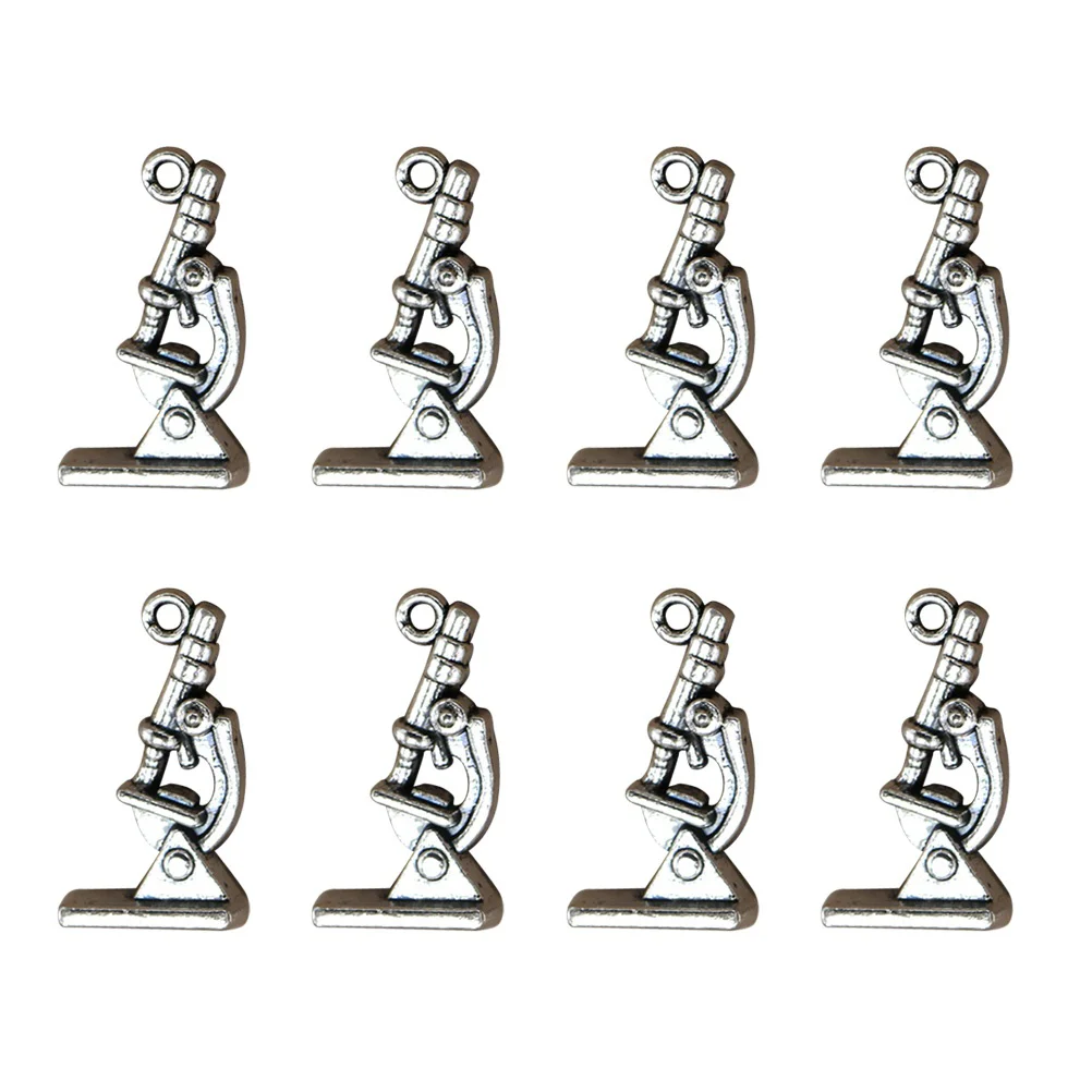 20pcs Alloy Microscope Pendant Charms Simple Stylish Jewelry Making Accessories for Necklace Bracelet Cellphone Decor Unique
20pcs Alloy Microscope Pendant Charms Simple Stylish Jewelry Making Accessories for Necklace Bracelet Cellphone Decor Unique