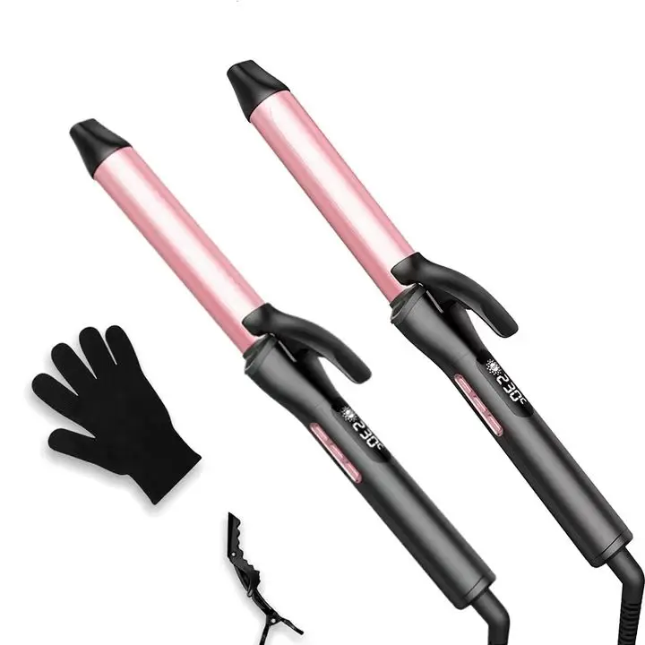 Hair Curling Irons Long-Lasting Results Defined Curls and Easy to Use with Temperature Control for All Hair Types up to 450℉
Hair Curling Irons Long-Lasting Results Defined Curls and Easy to Use with Temperature Control for All Hair Types up to 450℉
