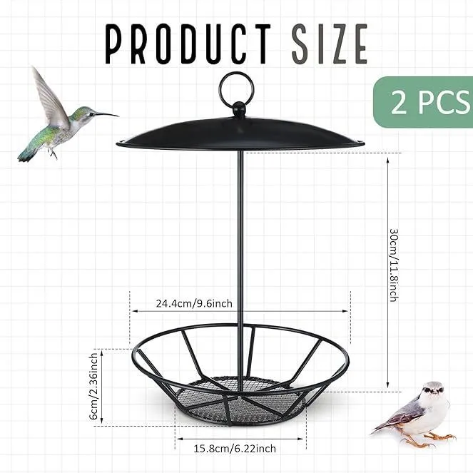 Cylinder Hanging Iron Bird Feeder for Garden Outdoor Wild Birds Squirrels Seed Cake
Cylinder Hanging Iron Bird Feeder for Garden Outdoor Wild Birds Squirrels Seed Cake