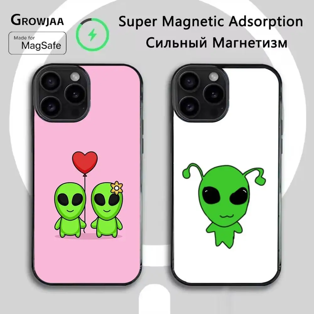 Эстетический чехол для телефона с рисунком инопланетянина для iPhone 16e,16,15,14,13,12,11, Plus,Pro,Max, Mini Magsafe с магнитной беспроводной зарядкой
Эстетический чехол для телефона с рисунком инопланетянина для iPhone 16e,16,15,14,13,12,11, Plus,Pro,Max, Mini Magsafe с магнитной беспроводной зарядкой