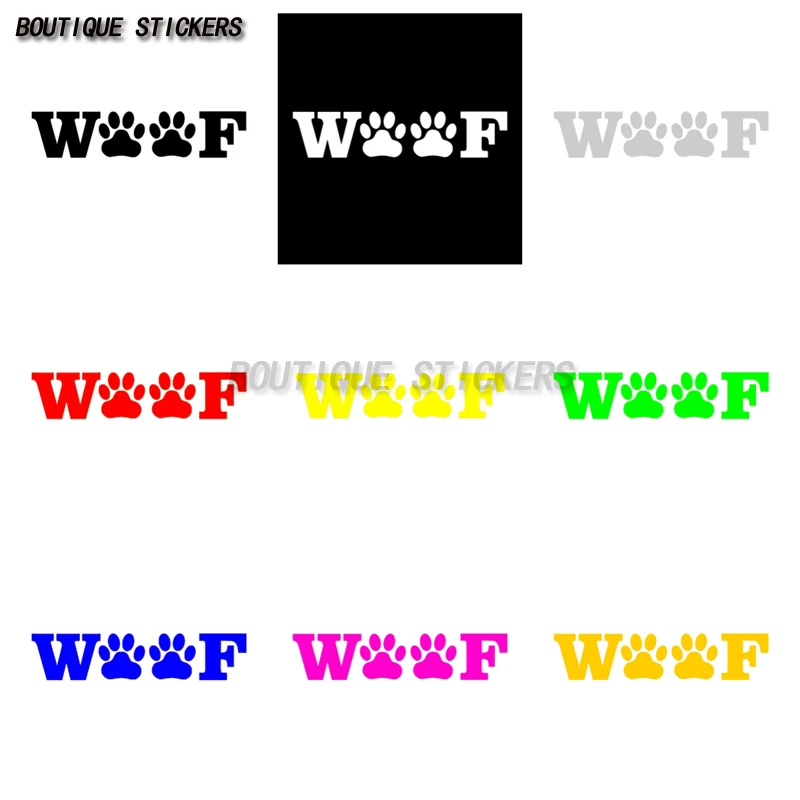 WOOF Paw Prints Sticker Vinyl Decal Dog Animal Puppy Cute Rescue Pet Car Window
WOOF Paw Prints Sticker Vinyl Decal Dog Animal Puppy Cute Rescue Pet Car Window