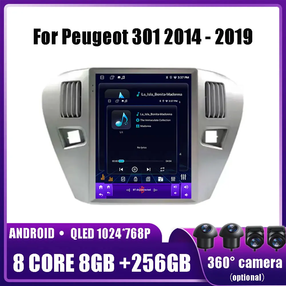 Android 14 For Peugeot 301 2014 - 2019 Car System Radio Video Multimedia Navigation Wireless GPS Carplay WIFI 4G DVD 2din
Android 14 For Peugeot 301 2014 - 2019 Car System Radio Video Multimedia Navigation Wireless GPS Carplay WIFI 4G DVD 2din