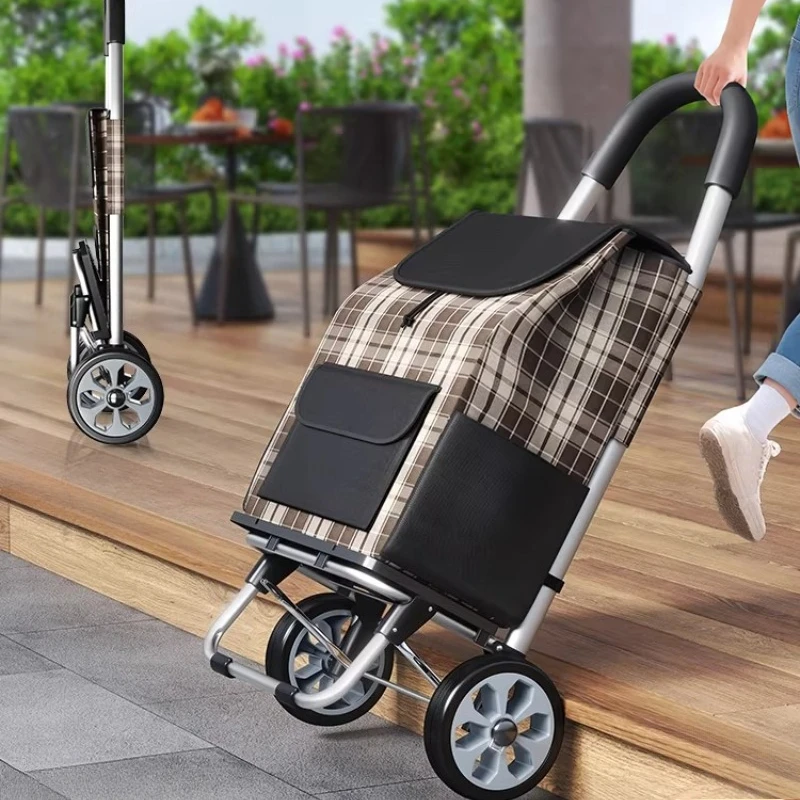 Folding Shopping Cart with Stair Climbing Wheels, Lightweight Portable Luggage Trolley & Multi-Purpose Hand Truck for Groceries
Folding Shopping Cart with Stair Climbing Wheels, Lightweight Portable Luggage Trolley & Multi-Purpose Hand Truck for Groceries