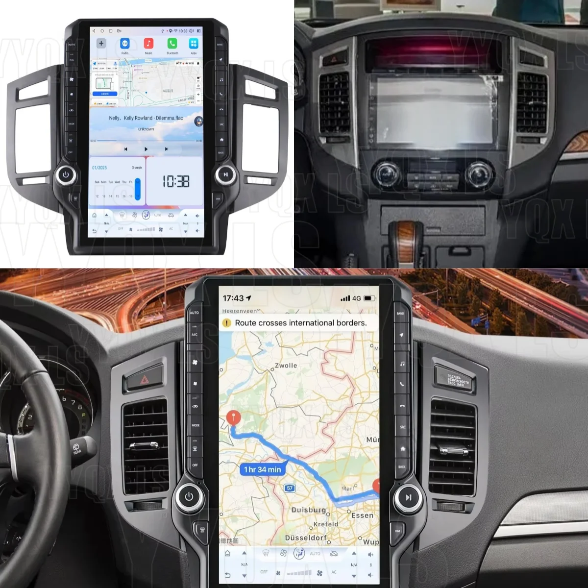 14.5 Inch For Mitsubishi Pajero 2007-2020 Car Radio Stereo Android Auto Carplay Navigation Player DSP Head Unit A/C Panel
14.5 Inch For Mitsubishi Pajero 2007-2020 Car Radio Stereo Android Auto Carplay Navigation Player DSP Head Unit A/C Panel