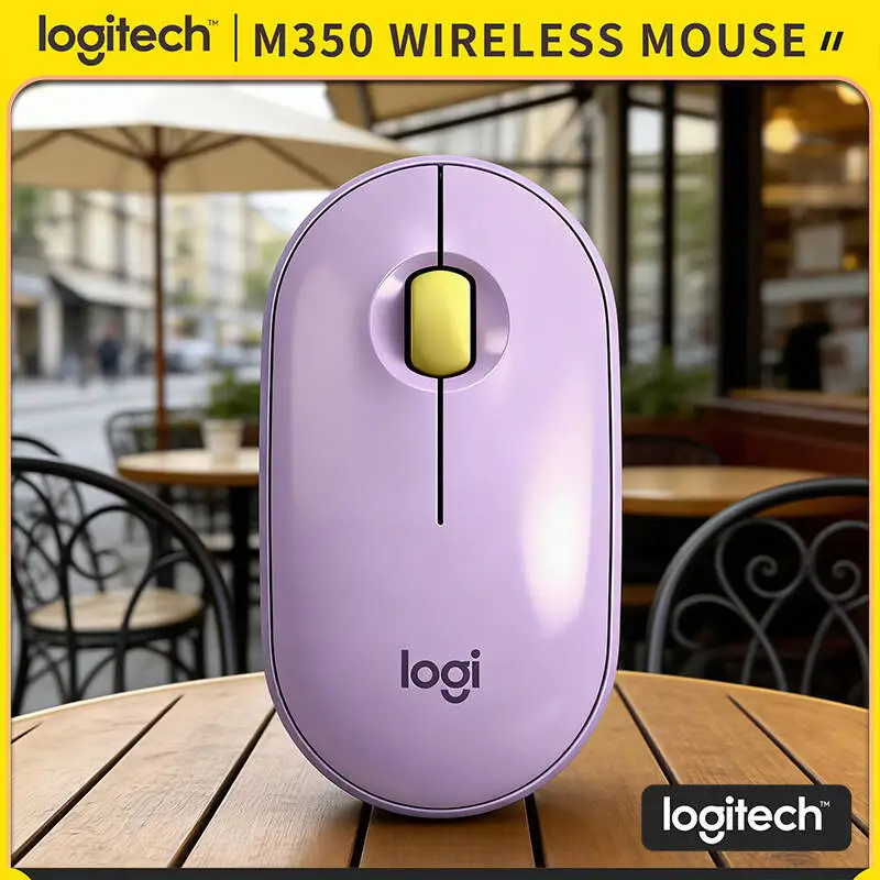 Logitech M350 Silent Wireless Mouse - 90% Less Click Noise, Slim Design, 1000 DPI, 10m Range, Perfect for Home Study Use
Logitech M350 Silent Wireless Mouse - 90% Less Click Noise, Slim Design, 1000 DPI, 10m Range, Perfect for Home Study Use