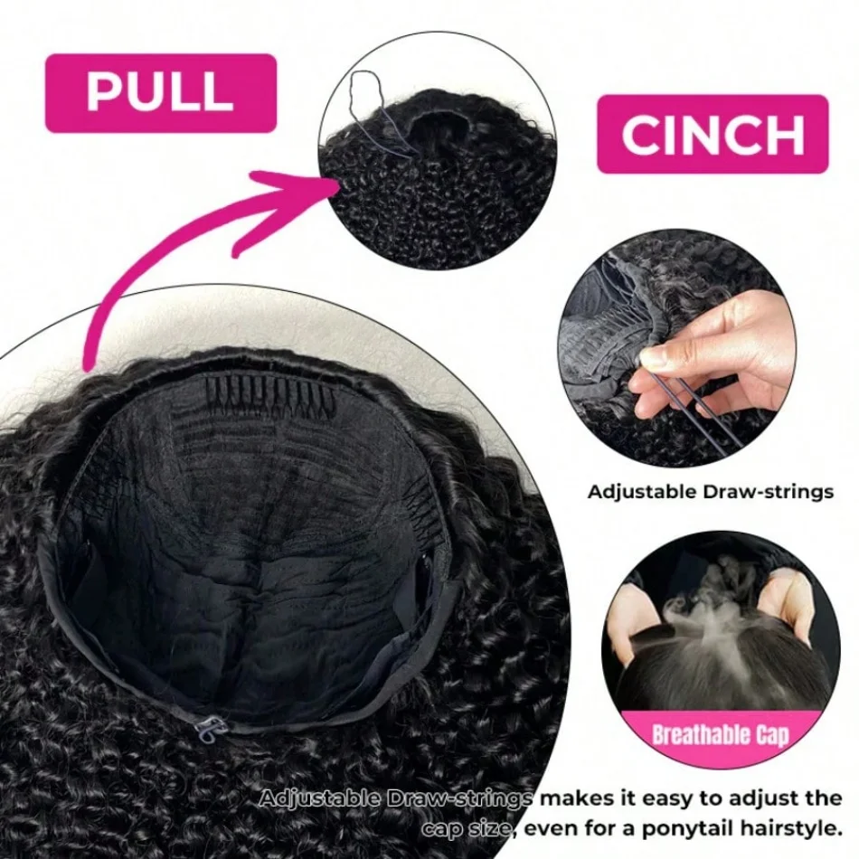 Deep Wave Half Wig 3 IN 1 Half Wigs Glueless Kinky Curly Half Wigs Raw Human Hair With Drawstring Clip Ins Flip Over
Deep Wave Half Wig 3 IN 1 Half Wigs Glueless Kinky Curly Half Wigs Raw Human Hair With Drawstring Clip Ins Flip Over