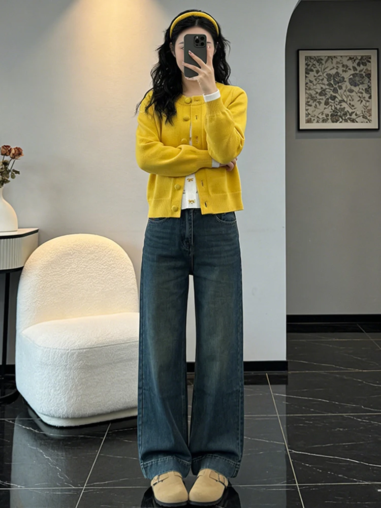 Retro Sle Knitted Top Women's Faionable Casual Loose Fit Long Sve round Ne ort Length Breathable Skin-friendly
Retro Sle Knitted Top Women's Faionable Casual Loose Fit Long Sve round Ne ort Length Breathable Skin-friendly