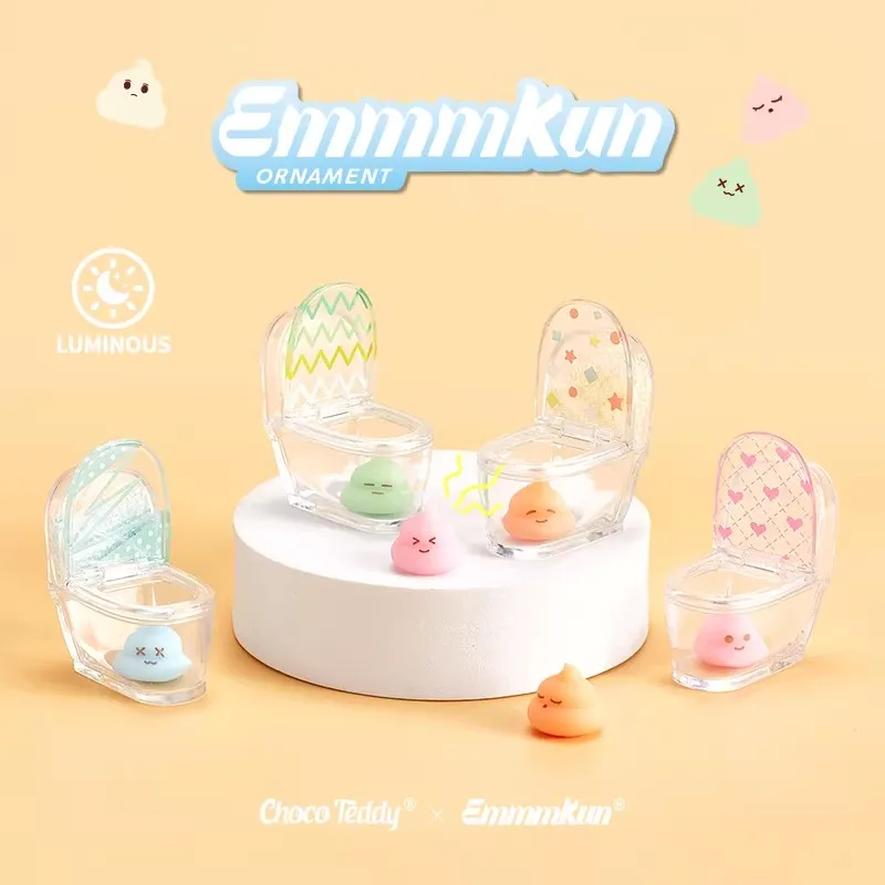Серия мини-туалетов EmmmmKun: Слепая коробка-сюрприз, светящиеся фигурки-модели какашек, игрушки-украшения, подарок-сюрприз
Серия мини-туалетов EmmmmKun: Слепая коробка-сюрприз, светящиеся фигурки-модели какашек, игрушки-украшения, подарок-сюрприз