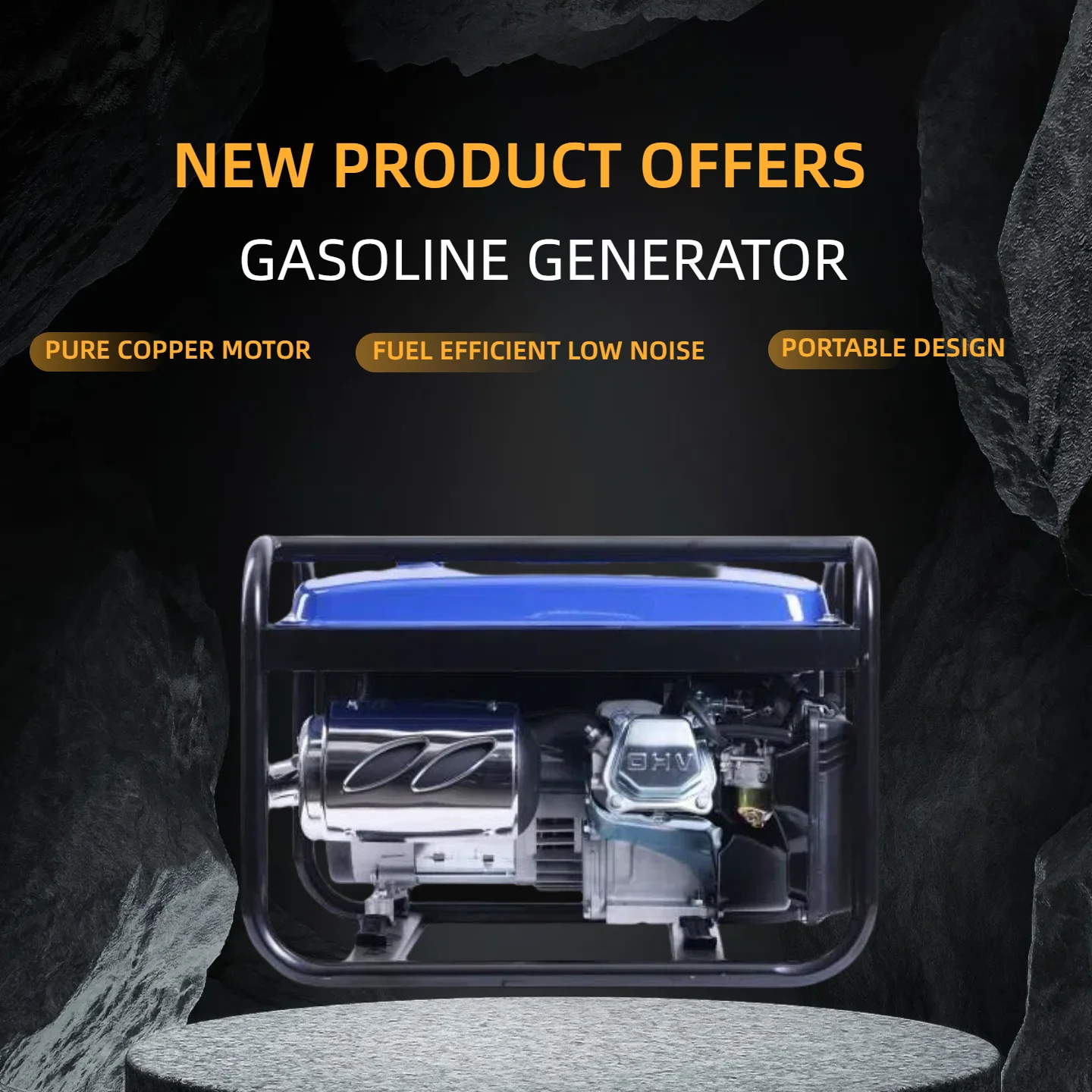 Customizable Inverter Generators Petrol Emergency Power Supply Suitable for Household Electricity Engine-generator Ready-to-use
Customizable Inverter Generators Petrol Emergency Power Supply Suitable for Household Electricity Engine-generator Ready-to-use