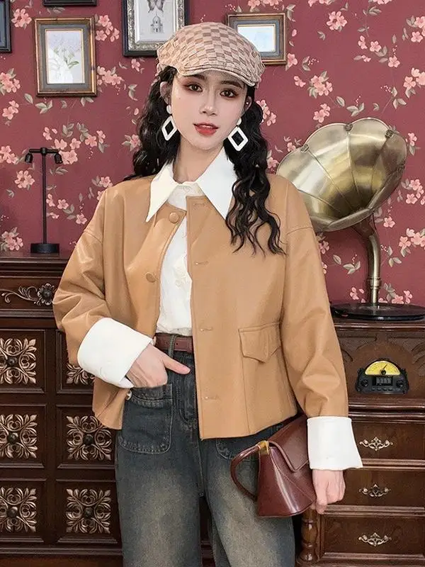 Cool Ele Женский модный комплект Высококачественное кожаное пальто-манто irt Цельный наряд OOTD ort Брюки Long Sve на пуговицах
Cool Ele Женский модный комплект Высококачественное кожаное пальто-манто irt Цельный наряд OOTD ort Брюки Long Sve на пуговицах