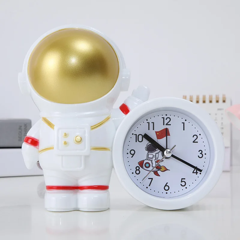 Alarm Clock Astronaut Model Statue Alarm Clock Bedroom Bedside Cartoon Sculpture Decoration
Alarm Clock Astronaut Model Statue Alarm Clock Bedroom Bedside Cartoon Sculpture Decoration