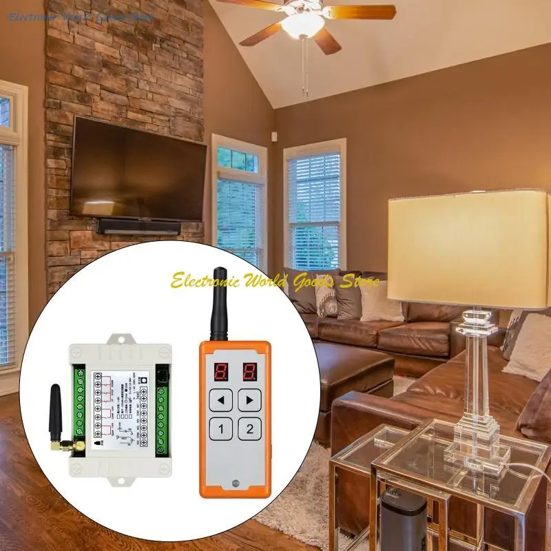 A3PD RF Remote Control 12V-48V 4CH Universal Wireless Remote 315Mhz/433Mhz Receiver and Transmitter for Motor
A3PD RF Remote Control 12V-48V 4CH Universal Wireless Remote 315Mhz/433Mhz Receiver and Transmitter for Motor