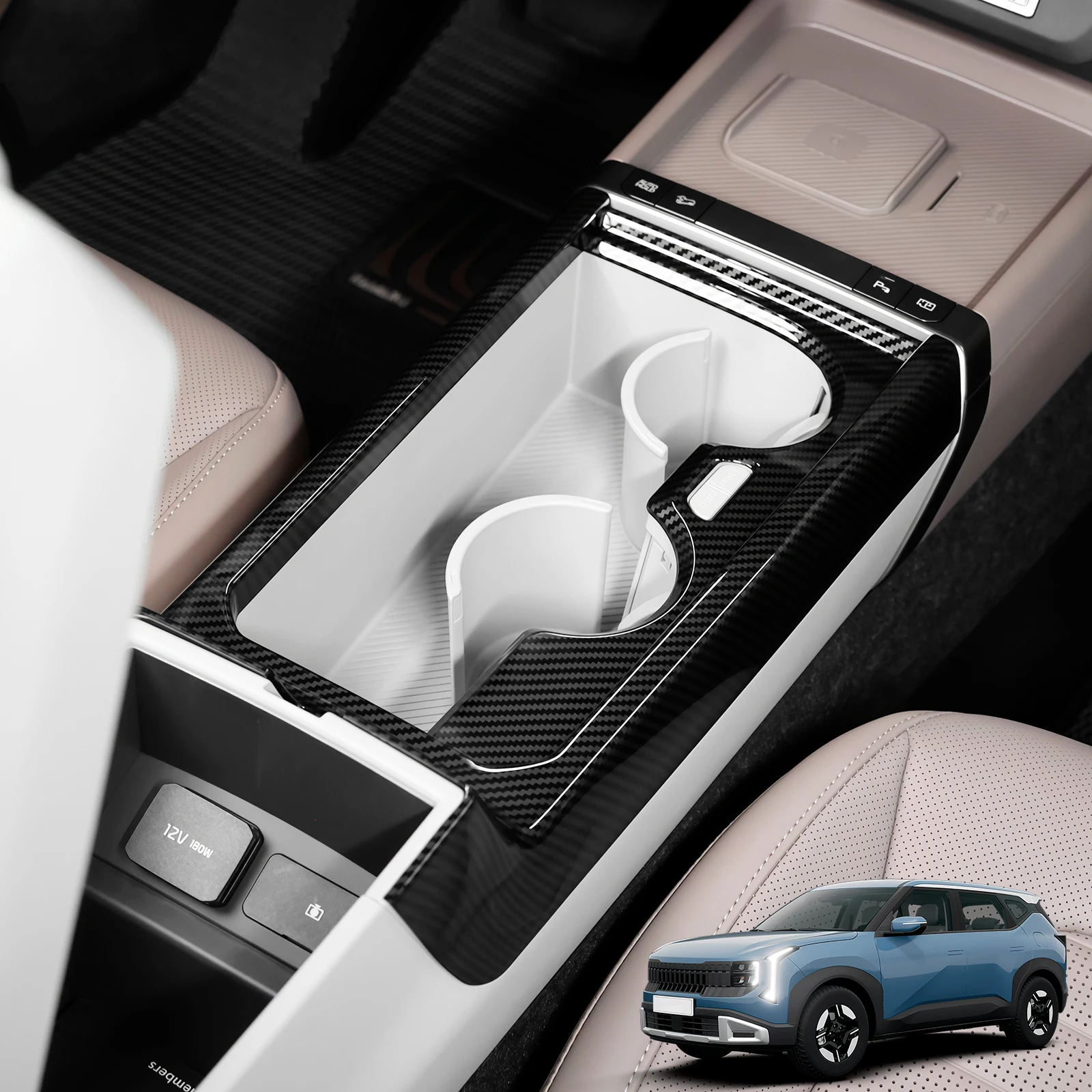 For Kia Seltos SP3 2027 Cup Holder Trim Cover Center Console Water Cup Decor Frame Auto Interior Modify Protective Accessories
For Kia Seltos SP3 2027 Cup Holder Trim Cover Center Console Water Cup Decor Frame Auto Interior Modify Protective Accessories