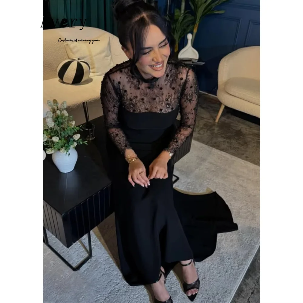 Avery Custom Black Fishtail Lace Embroidery Elegant Party Evening Dresses 2026 Woman Luxury Evening Dress Women's Prom Dress
Avery Custom Black Fishtail Lace Embroidery Elegant Party Evening Dresses 2026 Woman Luxury Evening Dress Women's Prom Dress