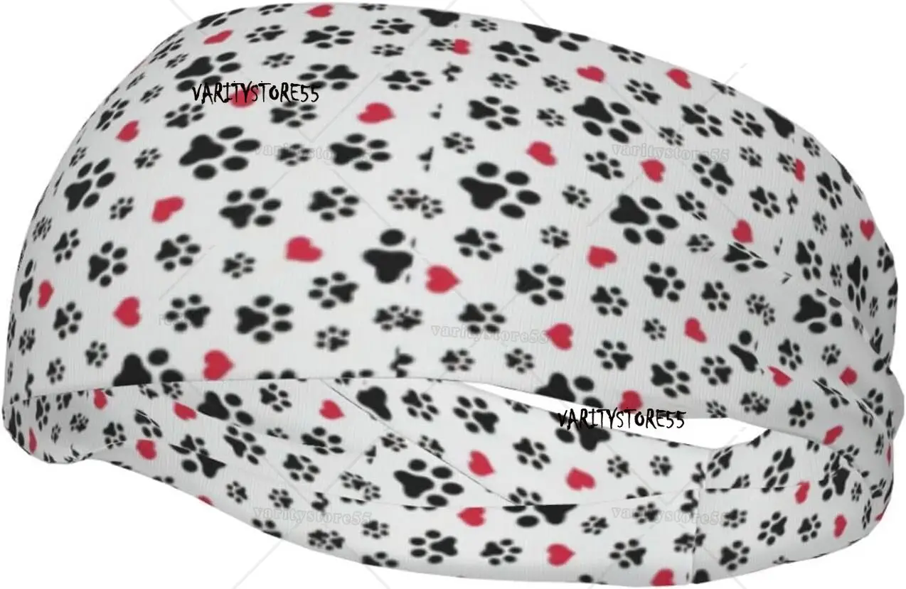 Love Cat Paw Heart Puppy Foot Print Print Unisex Sports Sweatband Sport Headbands Moisture Wicking Headband for Running Yoga
Love Cat Paw Heart Puppy Foot Print Print Unisex Sports Sweatband Sport Headbands Moisture Wicking Headband for Running Yoga
