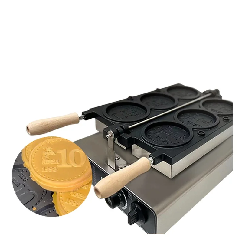 New design 3pcs coin waffle maker machine round shape waffle machine non stick gold coin snack making machine
New design 3pcs coin waffle maker machine round shape waffle machine non stick gold coin snack making machine