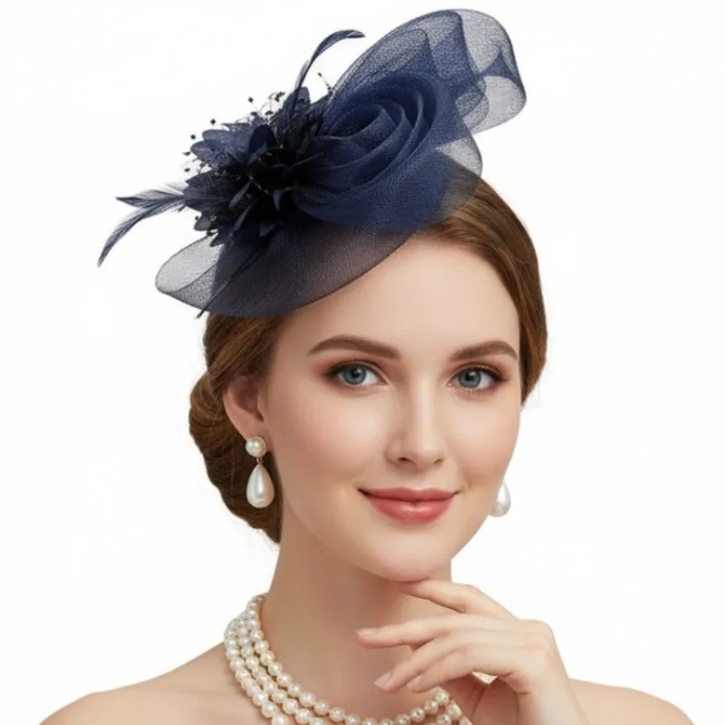 Luxury British Retro Feather Headband with Pearl Decor Perfect for Weddings Horse Racing
Luxury British Retro Feather Headband with Pearl Decor Perfect for Weddings Horse Racing