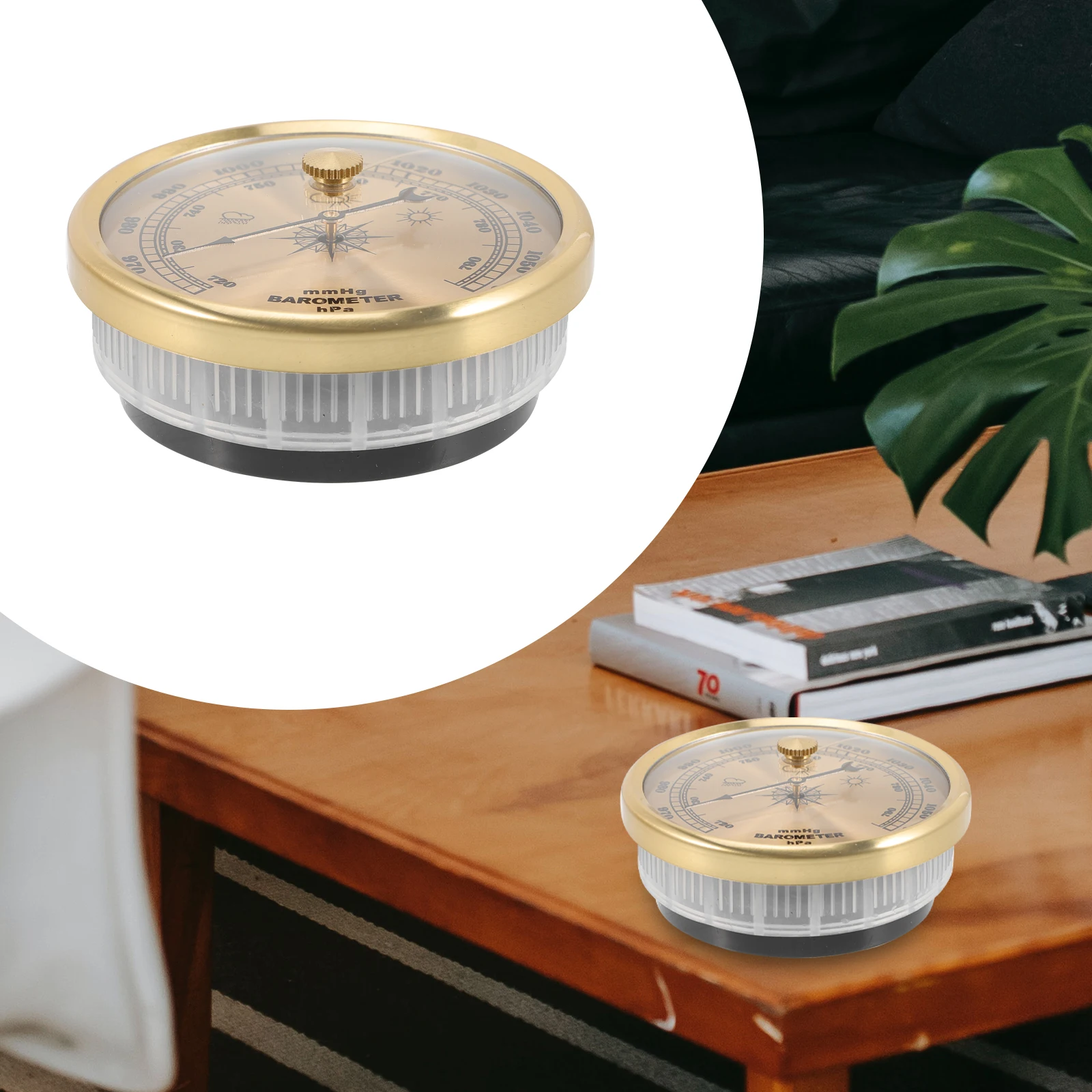 Barometer Dial Aneroid Barometric Pressure Gauge Home Use Adjustable Wall-Mounted Air Measuring Instrument for Garden
Barometer Dial Aneroid Barometric Pressure Gauge Home Use Adjustable Wall-Mounted Air Measuring Instrument for Garden