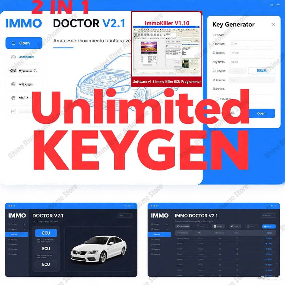 New ImmoKiller V1.10 ECU Programmer Tool - IMMO DOCTOR V2.1 Unlimited KEYGEN Multi Brand ECU Chip Tuning Software for SIM2K MT38
New ImmoKiller V1.10 ECU Programmer Tool - IMMO DOCTOR V2.1 Unlimited KEYGEN Multi Brand ECU Chip Tuning Software for SIM2K MT38
