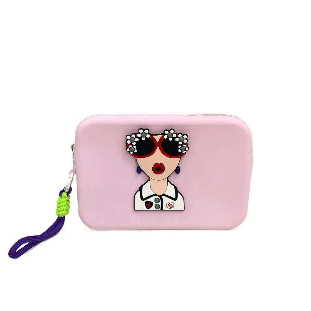 Portable Anti-lost Silicone Wrist Wallet Creative Lightweight Modern Lady Storage Bag Ethnic Style Simple Zipper Soft Case Daily
Portable Anti-lost Silicone Wrist Wallet Creative Lightweight Modern Lady Storage Bag Ethnic Style Simple Zipper Soft Case Daily