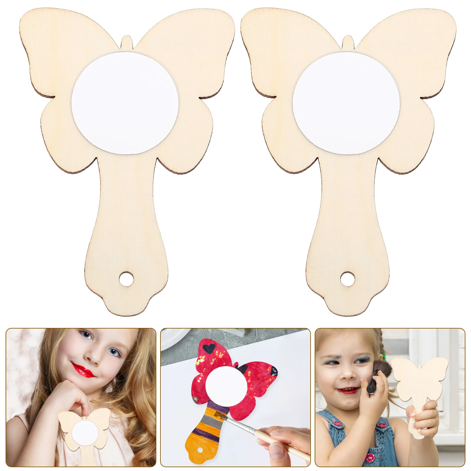 10 Pcs Handmade Mirror Clay Creative Decorative Toys 10pcs Unfinished DIY Painting Mirrors Wood Acrylic Handheld Craft
10 Pcs Handmade Mirror Clay Creative Decorative Toys 10pcs Unfinished DIY Painting Mirrors Wood Acrylic Handheld Craft