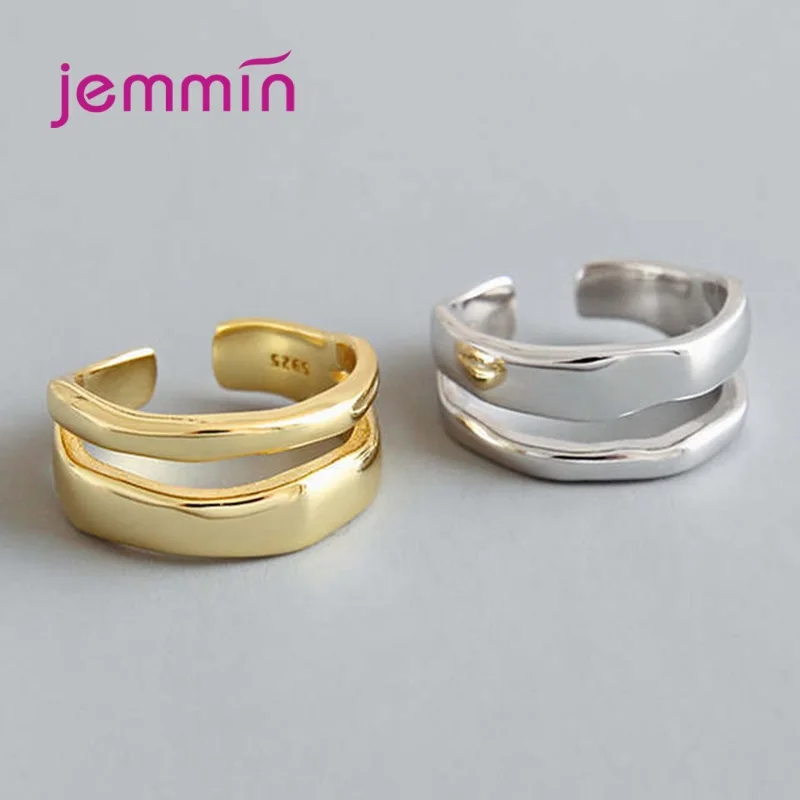 Authetnic Pure Solid 925 Sterling Silver Open Rings Silver Rings for Women Party Wedding Jewelry Gift
Authetnic Pure Solid 925 Sterling Silver Open Rings Silver Rings for Women Party Wedding Jewelry Gift