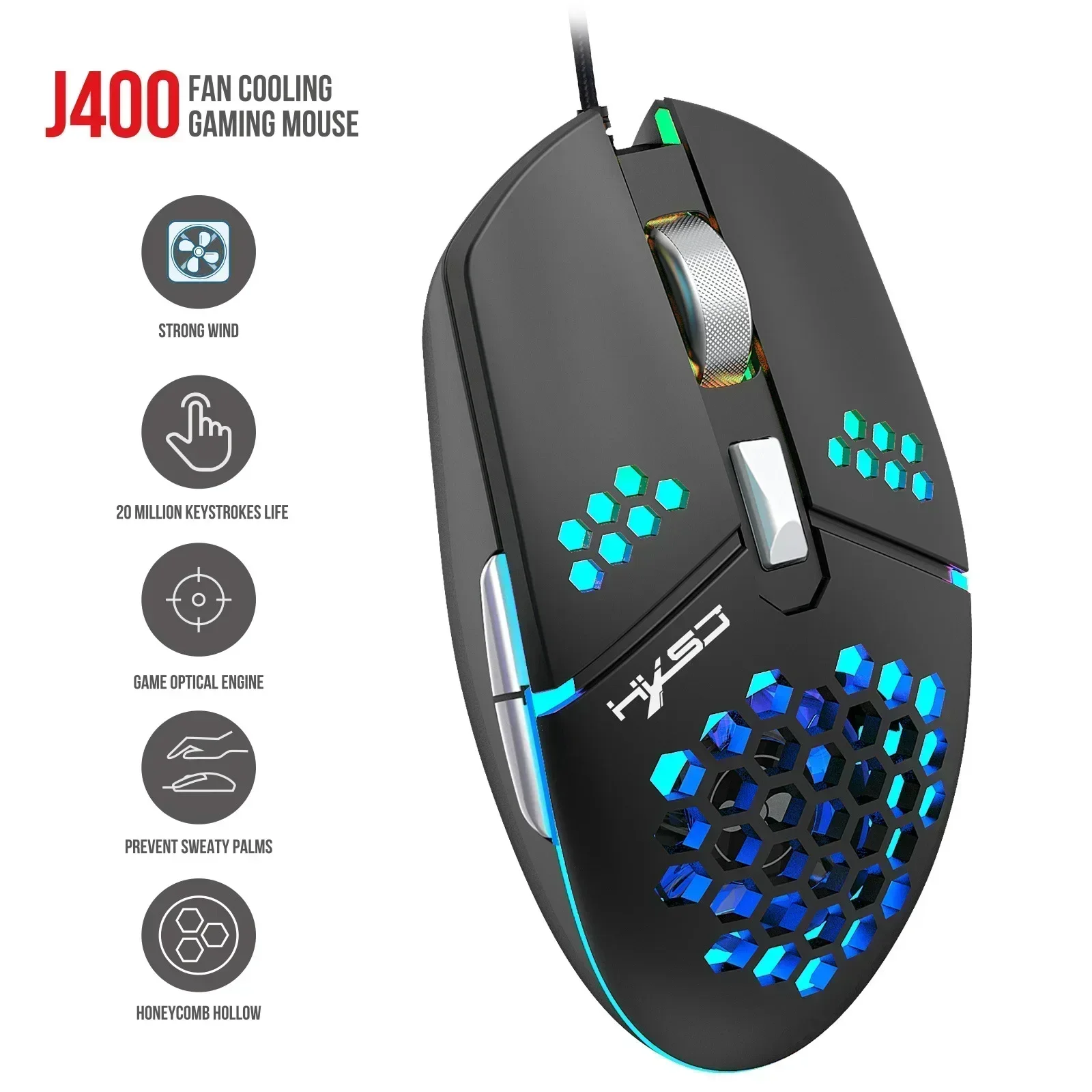 YP Macro Programming Wired Hole Gaming Mouse 8000dpi Adjustable Anti Sweat Design J400 New Fan Fast Import Mouse
YP Macro Programming Wired Hole Gaming Mouse 8000dpi Adjustable Anti Sweat Design J400 New Fan Fast Import Mouse