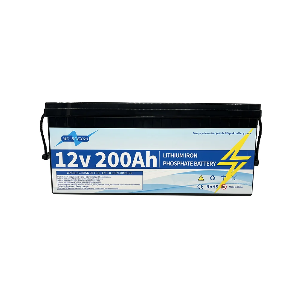 Deep Cycle Class A Battery 12v 200ah Lifepo4 Lithium Iron Battery for RV Camping Charging
Deep Cycle Class A Battery 12v 200ah Lifepo4 Lithium Iron Battery for RV Camping Charging