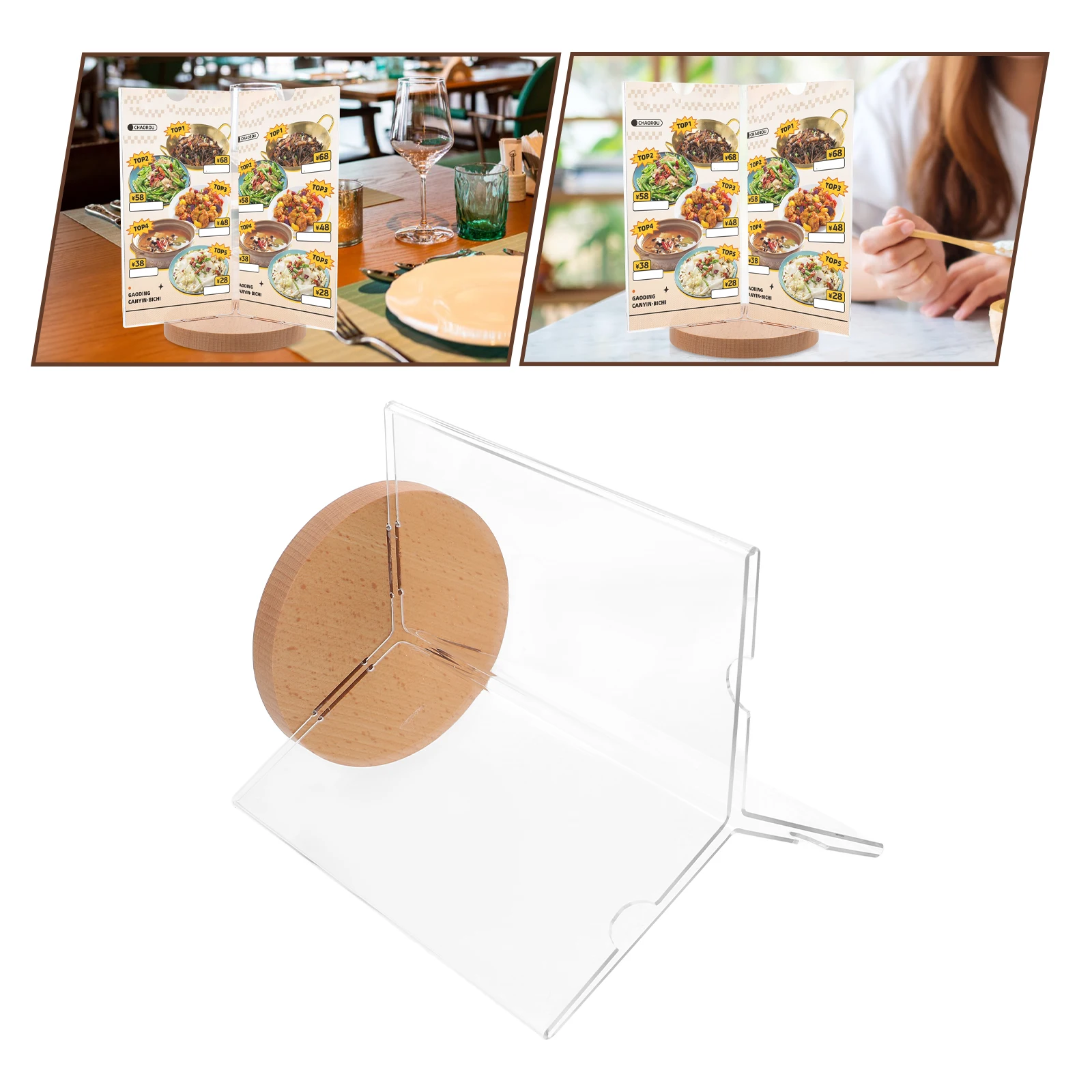 1pc Rotary Stand Desktop Multi-Side Display Stand Transparent Acrylic Menu Sign Stable Base Vertical Menu Holder For
1pc Rotary Stand Desktop Multi-Side Display Stand Transparent Acrylic Menu Sign Stable Base Vertical Menu Holder For