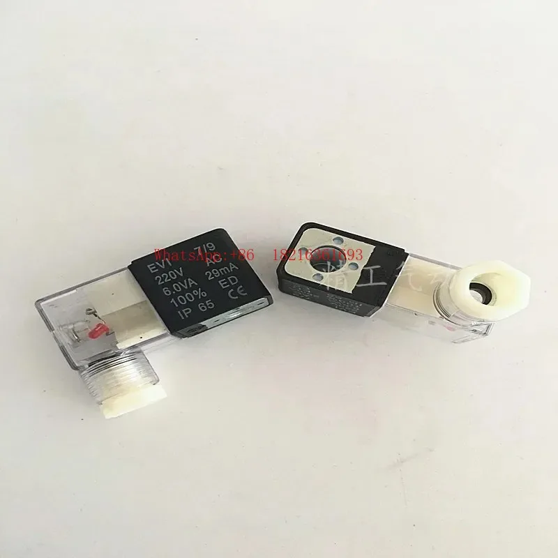 Limited Offer EVI7/9 Pneumatic Solenoid Valve Coil 220V AC/24V DC, All Copper Coil, IP65 Protection
Limited Offer EVI7/9 Pneumatic Solenoid Valve Coil 220V AC/24V DC, All Copper Coil, IP65 Protection