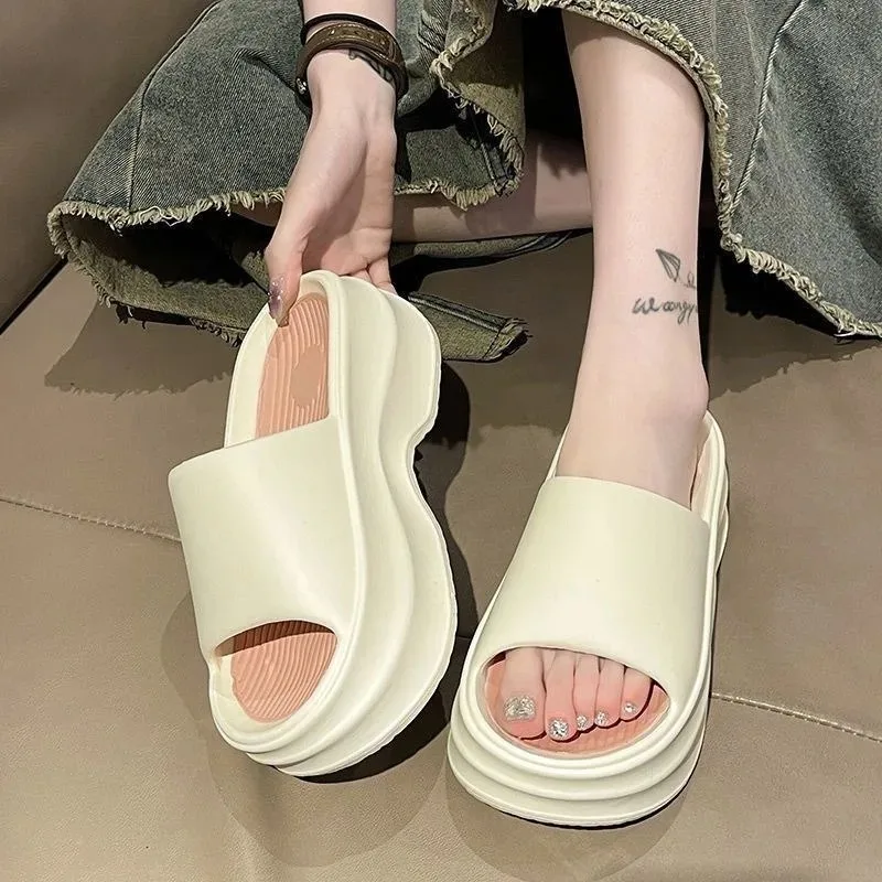 Новые модные женские летние шлепанцы 2026 года на толстой подошве с уклоном, для улицы, с ремешком на щиколотке
Новые модные женские летние шлепанцы 2026 года на толстой подошве с уклоном, для улицы, с ремешком на щиколотке