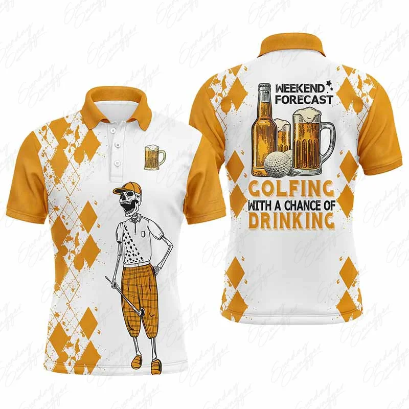 Summer Men's Polo Golf Shirt Outdoor Sports T-shirt Quick Drying Clothing Leisure Sports Jersey Fashion Printed Top Golf Wear
Summer Men's Polo Golf Shirt Outdoor Sports T-shirt Quick Drying Clothing Leisure Sports Jersey Fashion Printed Top Golf Wear