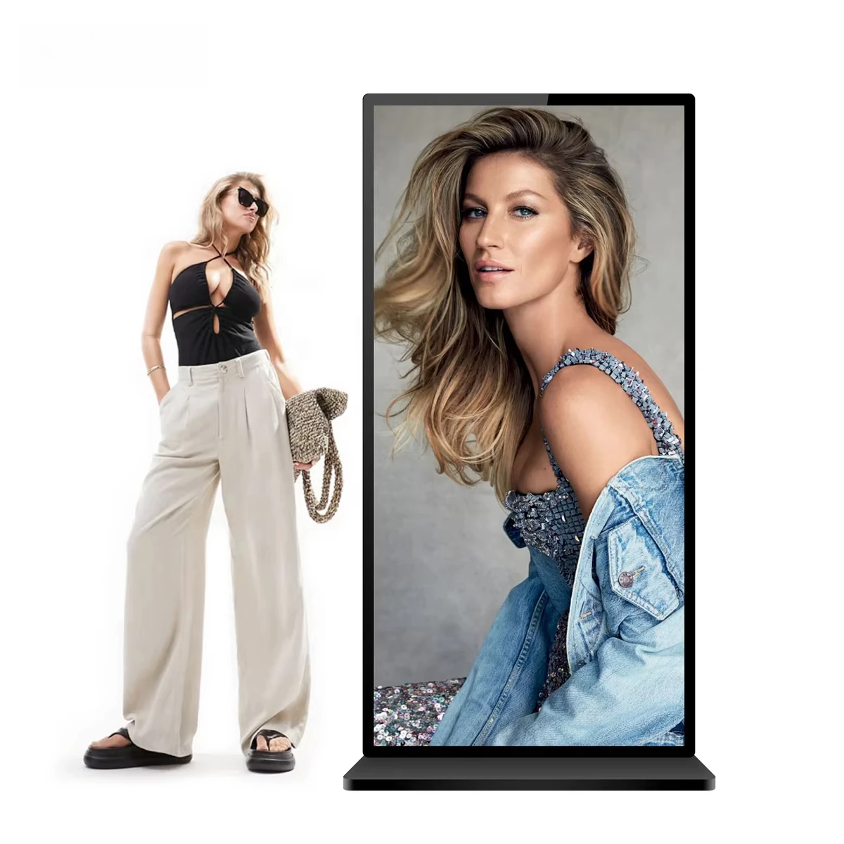 4K Floor Standing Digital Signage Video Player Advertising Screen Display Panel TV Smart Indoor LCD Kiosk Android Totem 75 86in
4K Floor Standing Digital Signage Video Player Advertising Screen Display Panel TV Smart Indoor LCD Kiosk Android Totem 75 86in