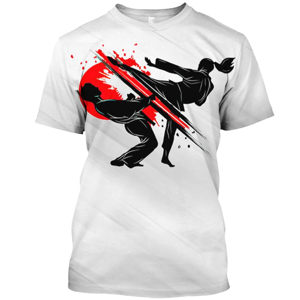 3D Print Men's Sports T-Shirt Summer Karate Training Short Sleeve Tees Fashion Design Loose Sweat Absorbing Quick Dry Unisex Top
3D Print Men's Sports T-Shirt Summer Karate Training Short Sleeve Tees Fashion Design Loose Sweat Absorbing Quick Dry Unisex Top