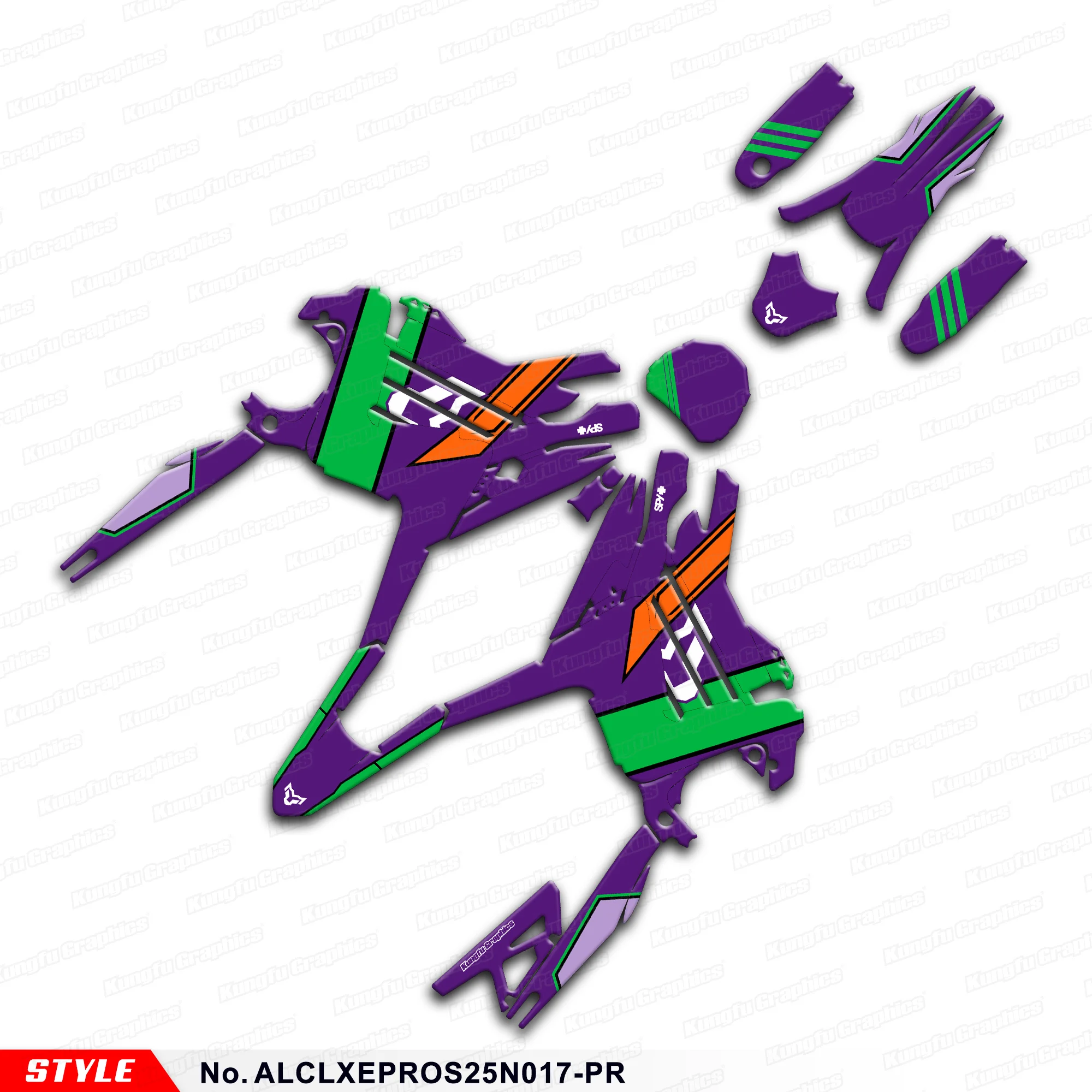 JY RACING Stickers Complete Graphics Kit for Arctic Leopard Clouded Leopard XE PRO / XE PRO S, Decoration, ALCLXEPROS25N017-PR
JY RACING Stickers Complete Graphics Kit for Arctic Leopard Clouded Leopard XE PRO / XE PRO S, Decoration, ALCLXEPROS25N017-PR