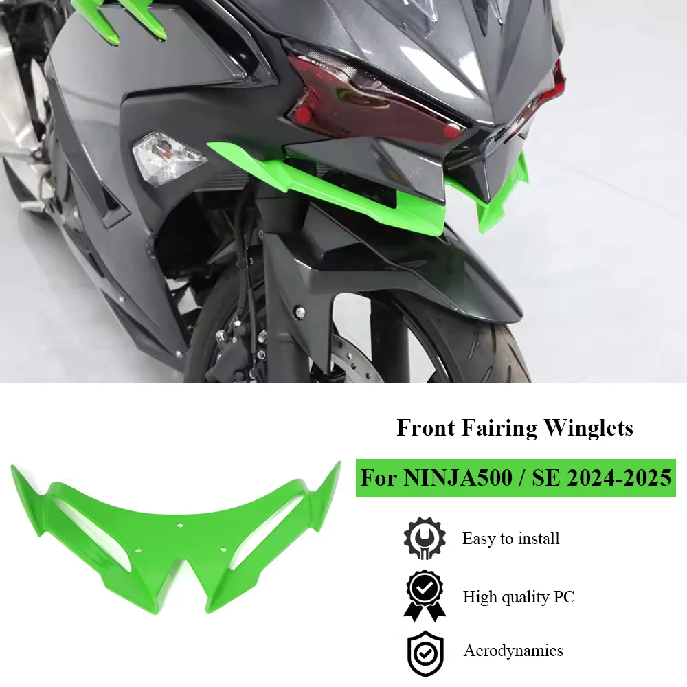 Новое переднее крыло, подходящее для KAWASAKI NINJA 500 Ninja 500 2024-2025, обтекатель, крылышки, аэродинамическая крышка для рта, защитные ограждения
Новое переднее крыло, подходящее для KAWASAKI NINJA 500 Ninja 500 2024-2025, обтекатель, крылышки, аэродинамическая крышка для рта, защитные ограждения