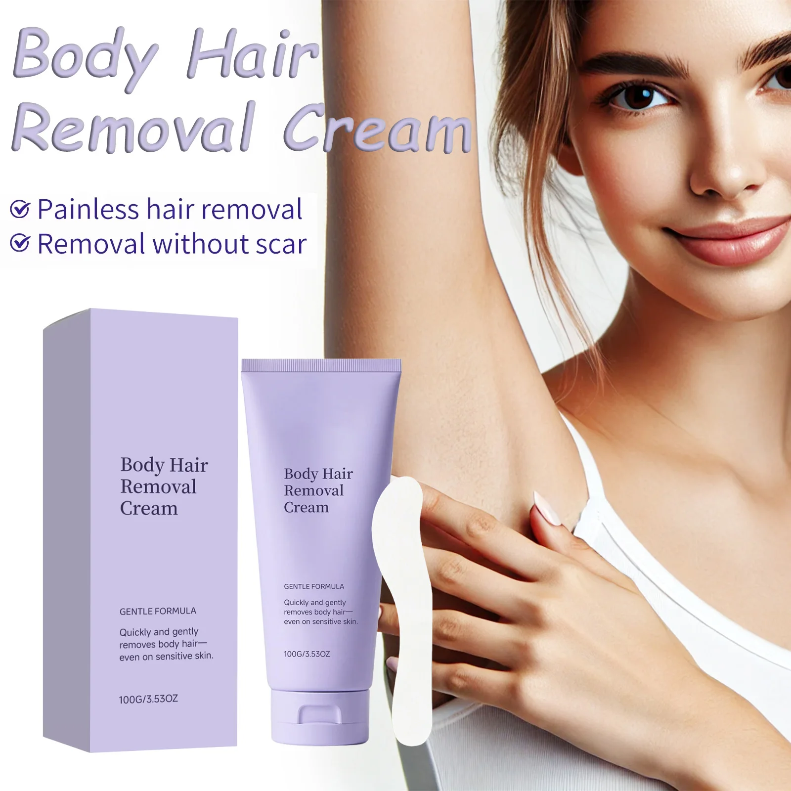 Underarm & Hand Hair Removal Cream - Gentle Formula That Prevents Dark Spots & Ingrown Hairs, Safe for Sensitive Body Areas.
Underarm & Hand Hair Removal Cream - Gentle Formula That Prevents Dark Spots & Ingrown Hairs, Safe for Sensitive Body Areas.