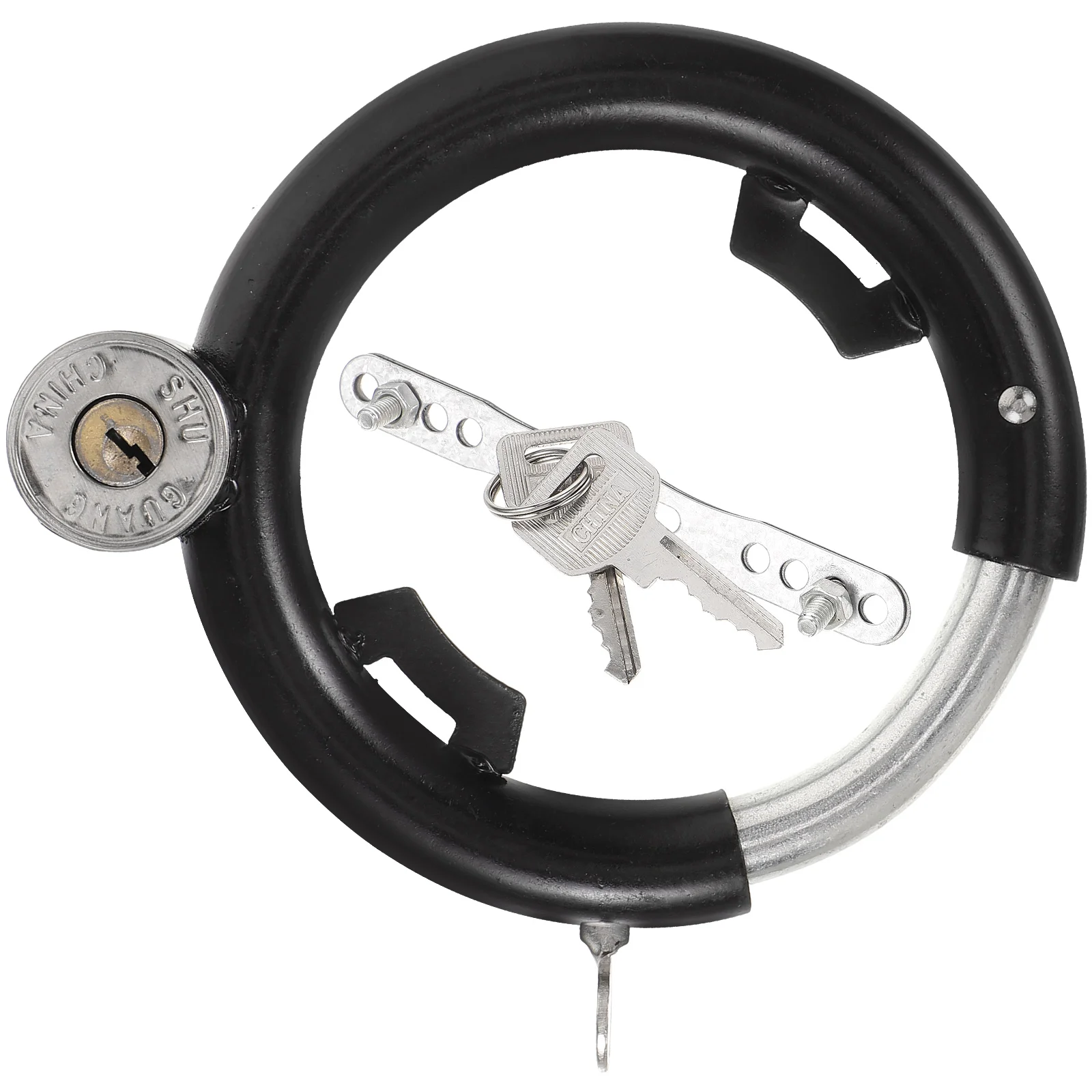 Lock Anti theft Round Stainless Steel Reusable Electric Bike Supply Multi function Disk Brake Padlock Secure
Lock Anti theft Round Stainless Steel Reusable Electric Bike Supply Multi function Disk Brake Padlock Secure