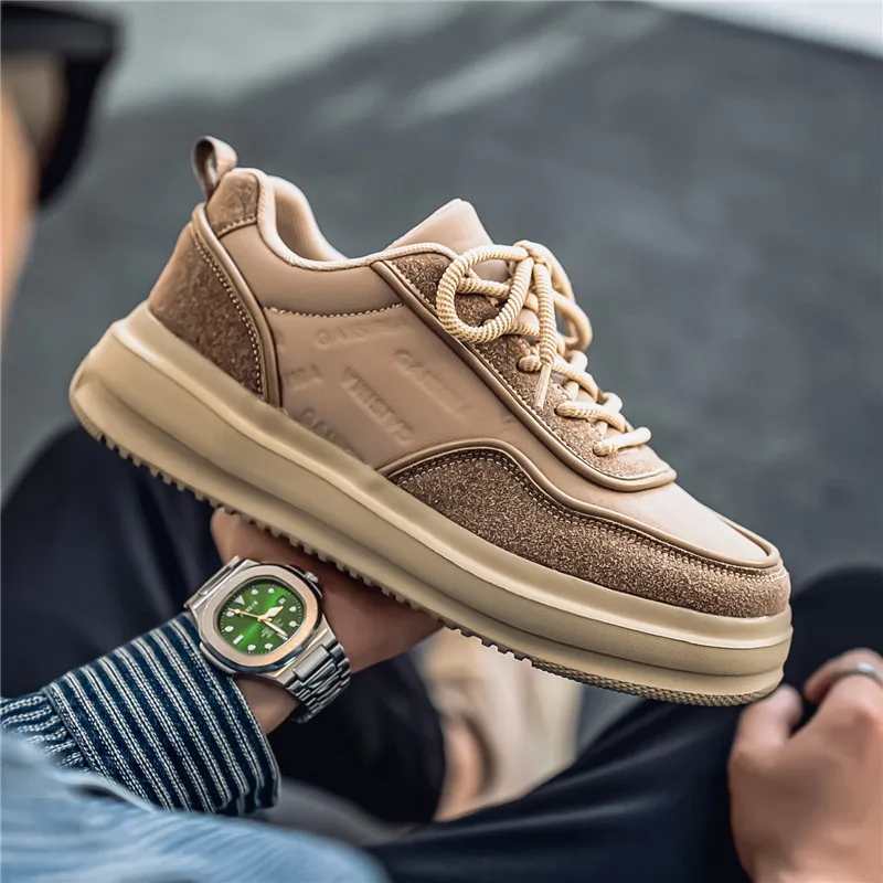 Thick Sole Comfortable Mesh Splicing Sneakers 2025 New Summer Men Casual Shoes Fashion Light weight Outdoor Breath Mans Footwear
Thick Sole Comfortable Mesh Splicing Sneakers 2025 New Summer Men Casual Shoes Fashion Light weight Outdoor Breath Mans Footwear