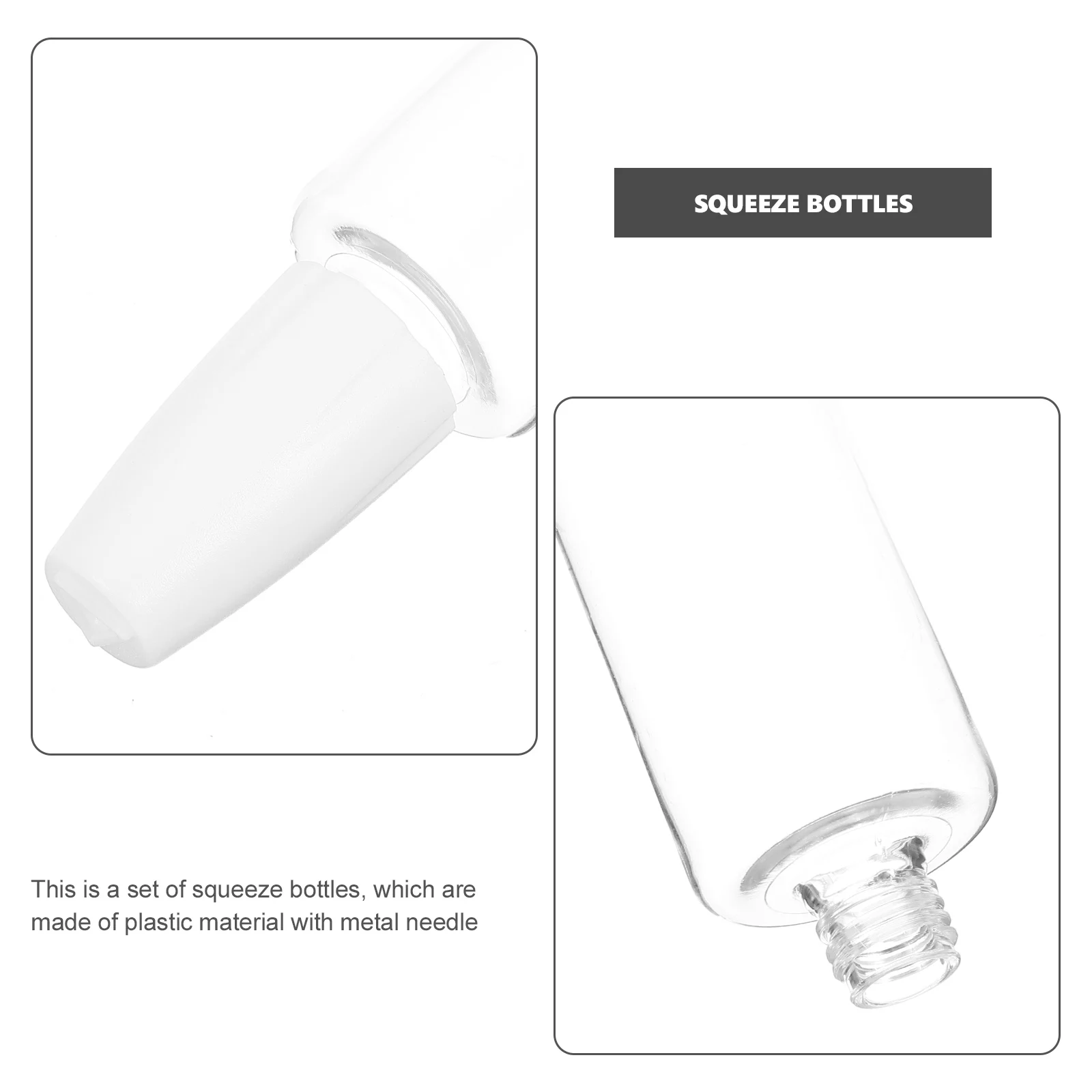 10pcs Tip Needle Nose Bottle Glue Bottles Precision Squeeze Applicator Craft Oil Dispenser Pet Stainless Steel
10pcs Tip Needle Nose Bottle Glue Bottles Precision Squeeze Applicator Craft Oil Dispenser Pet Stainless Steel