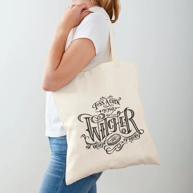 Toss A Coin To Your Witcher - Black Tote Bag Women's handbag great bag Canvas bag Reusable bags
Toss A Coin To Your Witcher - Black Tote Bag Women's handbag great bag Canvas bag Reusable bags