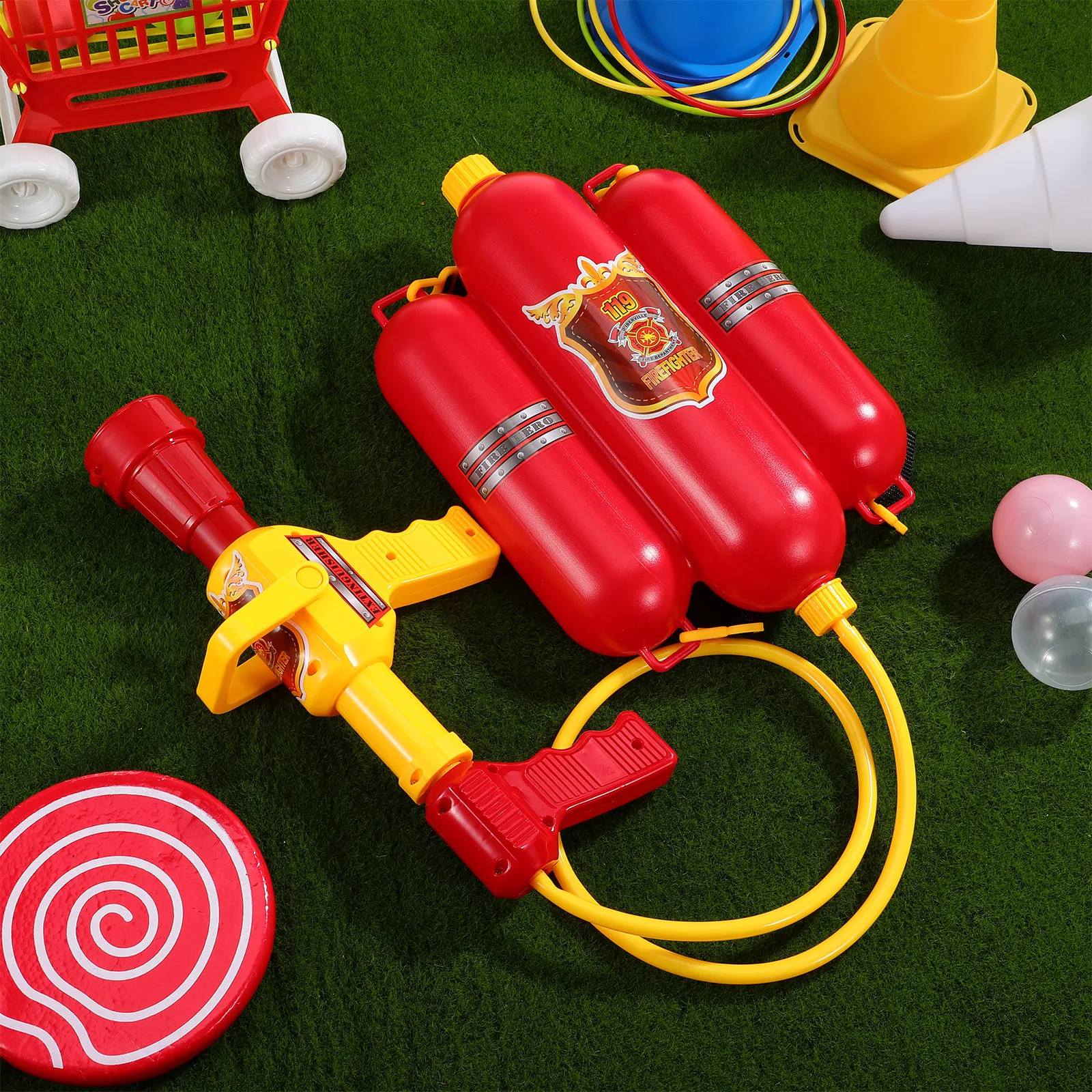 Firefighter Kids Watergun Extinguisher Backpack Toy Children's Sprayer Squirter Fireman for Toys
Firefighter Kids Watergun Extinguisher Backpack Toy Children's Sprayer Squirter Fireman for Toys