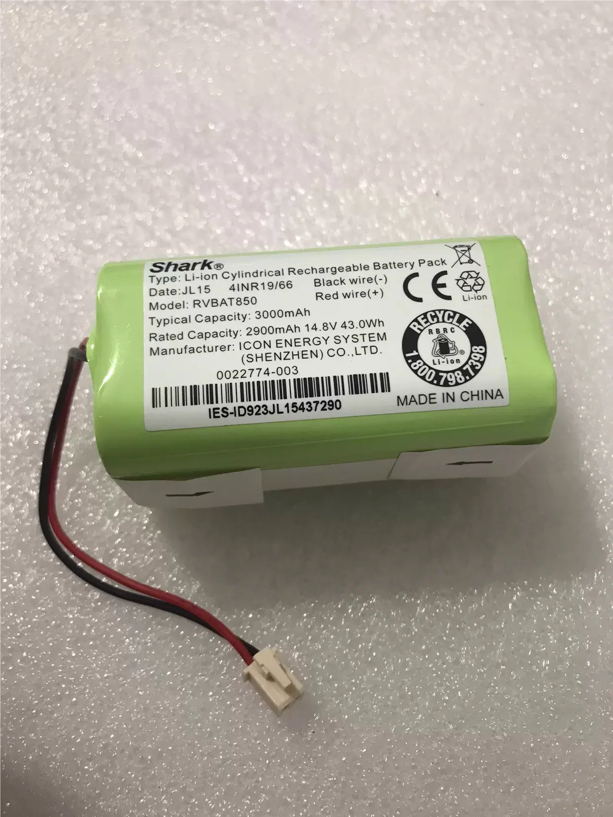 Новый оригинальный робот-уборщик SHARK RVBAT850 JL15, перезаряжаемая батарея
Новый оригинальный робот-уборщик SHARK RVBAT850 JL15, перезаряжаемая батарея