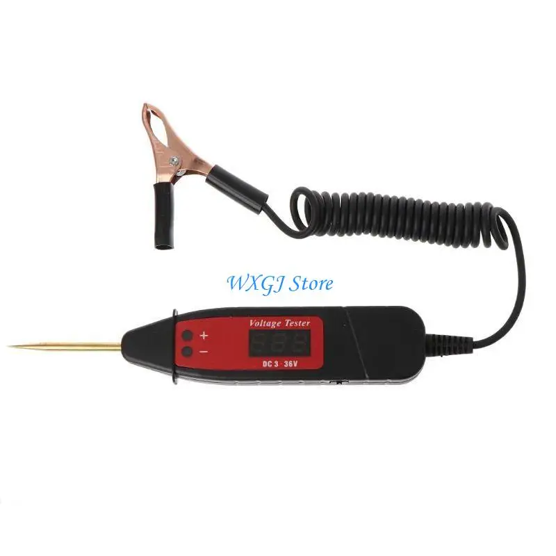 37JE Car Electrical Tester Pen with Spring 1.65m Detector Tester Car Motorcycle Light Lamp Electrician Test Pencil
37JE Car Electrical Tester Pen with Spring 1.65m Detector Tester Car Motorcycle Light Lamp Electrician Test Pencil