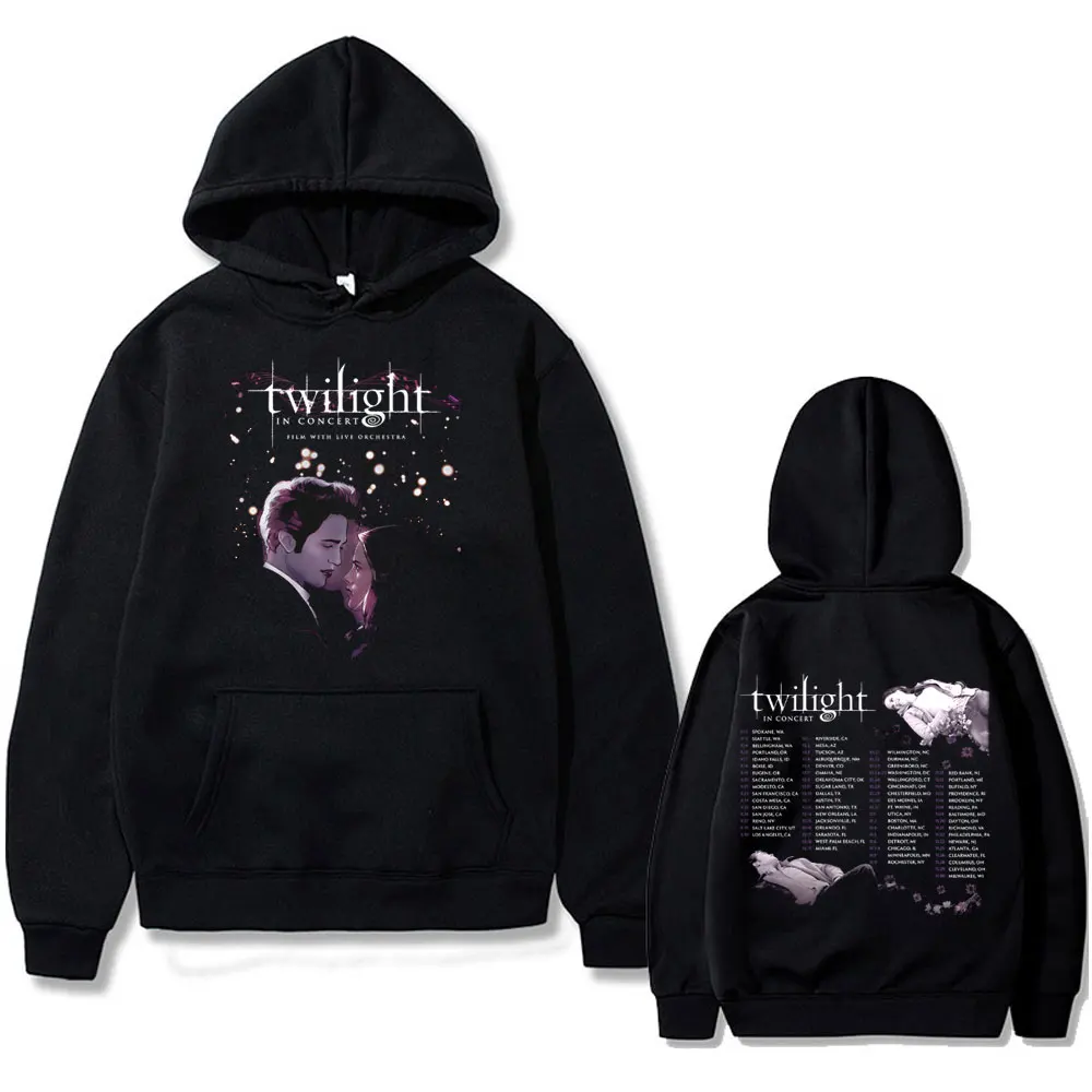 Twilight in Concert Hoodie Robert Pattinson Bella and Edward Cullen Sweatshirt Men Women Fashion Casual Vintage Pullover Hoodies
Twilight in Concert Hoodie Robert Pattinson Bella and Edward Cullen Sweatshirt Men Women Fashion Casual Vintage Pullover Hoodies